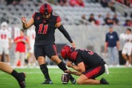 Gabe Plascencia, SDSU's 'Hefty Lefty,' places himself among nation's best kickers