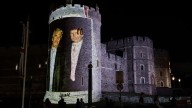 Activistas anti-Trump proyectan sobre el castillo de Windsor fotos del presidente de Estados Unidos y Jeffrey Epstein durante su visita a Reino Unido