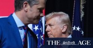 Trump, Hegseth decry ‘woke’ culture in address to stone
