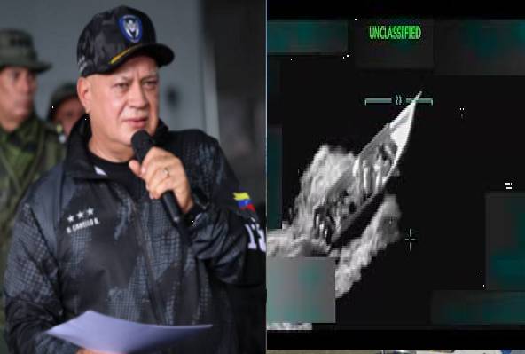 Cabello dice que algo "no cuadra" en el ataque de EEUU a embarcación con droga. "Fue un asesinato extrajudicial"