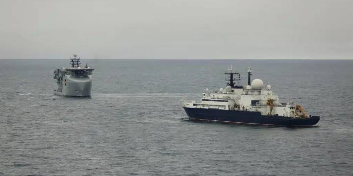Rusia intensifica operaciones encubiertas en cables submarinos europeos con la nave espía Yantar