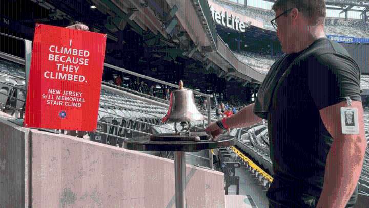 Inaugural MetLife Stadium 9/11 stair climb before Steelers vs. Jets