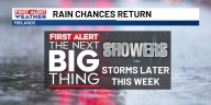 FIRST ALERT: A stretch of 90s ahead before a cold front arrives later this week