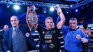 El malargüino Marco García logró el título Latino superwelter OMB en el estadio de la FAB