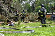 Tree falls on 120-gallon propane tank in Marion County, causing leak