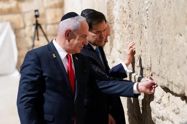 Netanyahu con Rubio en el Muro de Lamentaciones: «Esta alianza nunca ha sido tan fuerte»