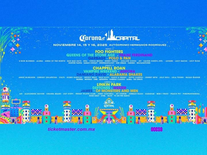 Corona Capital 2025: cartel, fechas, boletos y todo lo que debes saber