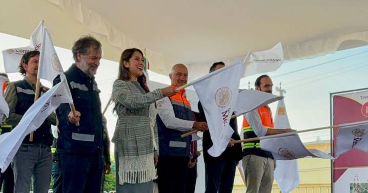 ‘Me siento emocionada de que este proyecto sea una realidad’, Libia Dennise al arrancar obras del Tren Querétaro