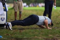 Rahm and Hatton take down US power pair as Ryder Cup's main event turns into a big win for Europe
