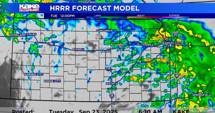 Rain continues Tuesday into Wednesday
