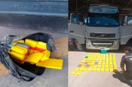 Secuestran más de 88 kilos de cocaína ocultos en un cargamento de soja en el Puente Internacional de Pocitos