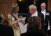 Trump Appears to Look Directly at Kate While Thanking 'Queen' Camilla
