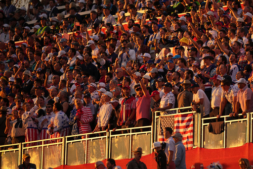 Ryder Cup off to a big start behind Bryson drive and plenty of American noise