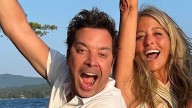 Jimmy Fallon shares rare photo of wife Nancy and daughters Winnie, 12, and Frances, 10, on beach vacation