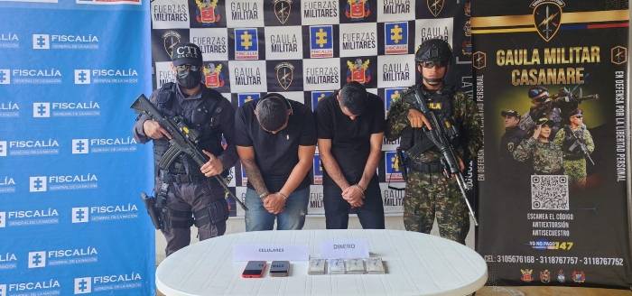 Así pillaron a dos extorsionistas en Casanare cuando recibían 20 millones de pesos