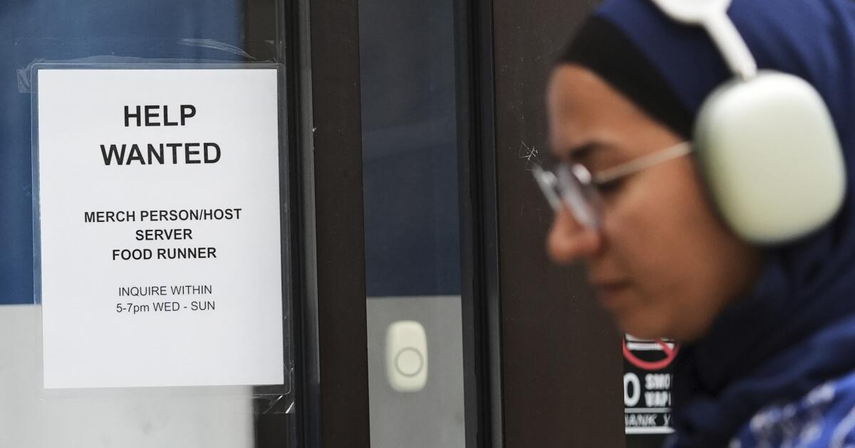 Job openings slip in July, adding to evidence that the American labor market is cooling
