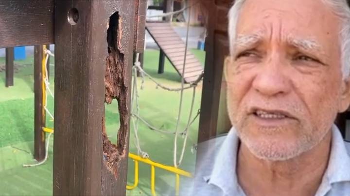 San Martín: Poblador señala que parques infantiles se encuentran abandonados en Tarapoto