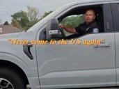 'Never come to the U.S. again!' Video shows alleged border officer yelling at Canadian driver