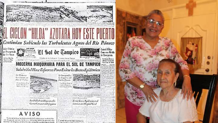 “A las tres de la mañana, en pleno aguacero”: Felicitas nació en medio del huracán Hilda, en Altamira