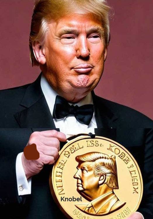 Trump awarded Knobel Piece Prize