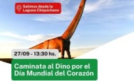 Caminata hasta el dino por el día mundial del corazón