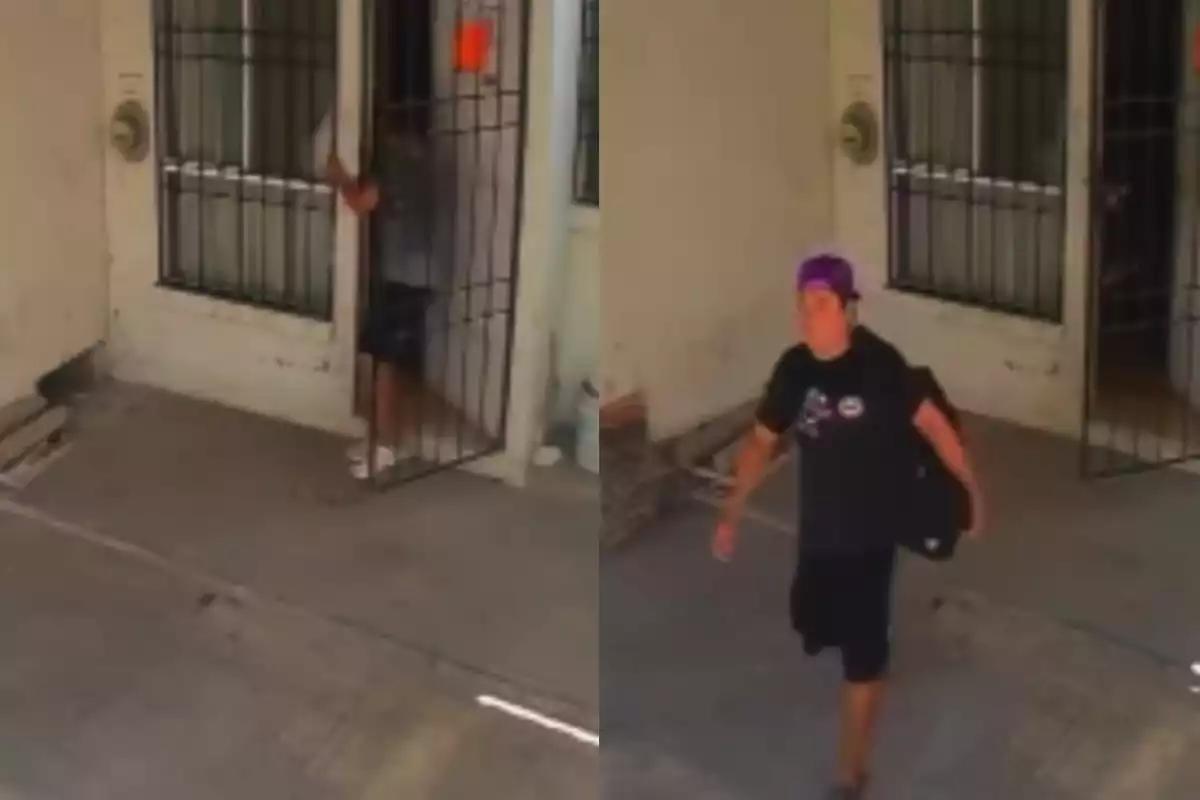“Es la segunda vez que roba": Exponen en video a ladrón robando en un domicilio de la Región 247 de Cancún
