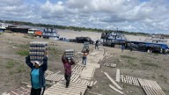 Colombia's lone Amazon port faces drying river and rising tensions with Peru