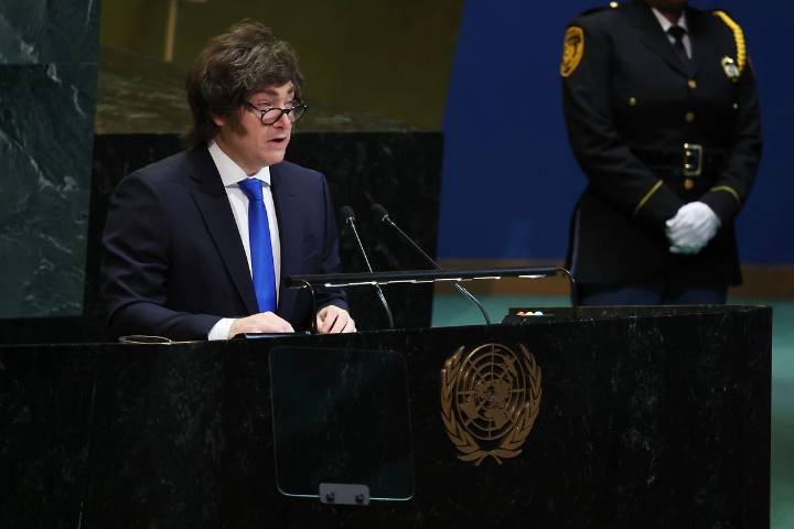 Javier Milei elogia en la ONU política migratoria de Trump