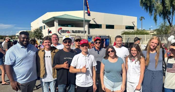 Local students join thousands honoring Charlie Kirk at Arizona service