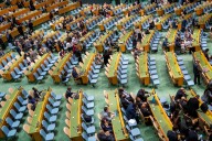 Numerosas delegaciones se ausentan de la Asamblea a modo de protesta al hablar Netanyahu