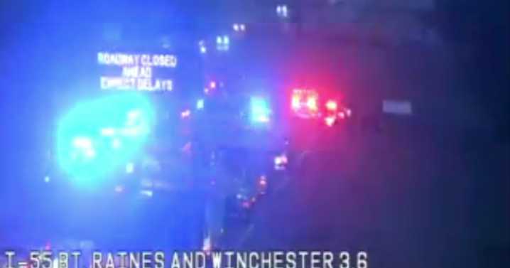 One dead after two-car crash on I-55 near Millbranch, MPD says