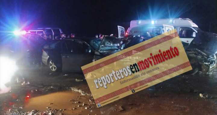CHOQUÉ AUTOMOVILÍSTICO EN LA CARRETERA TOLUCA-ZITÁCUARO; UNA JOVEN SIN VIDA Y SEIS LESIONADOS