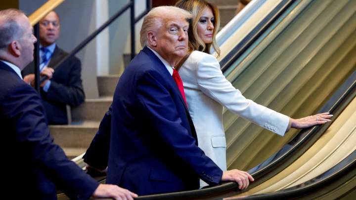 Secret Service probes Trump's broken escalator after UN staff 'joked about making Don walk up stairs' before his speech