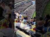 Video shows Texans fan bloodied after brawl with Rams fans at SoFi Stadium