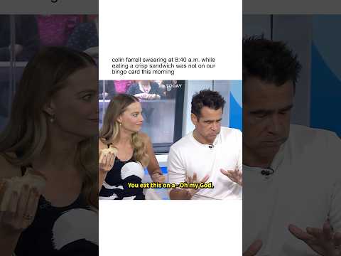 For Colin Farrell, a crisp sandwich with Tayto crisps is serious business!