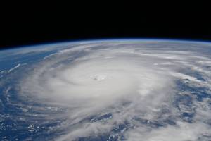 Astonishing images show Hurricane Gabrielle from space