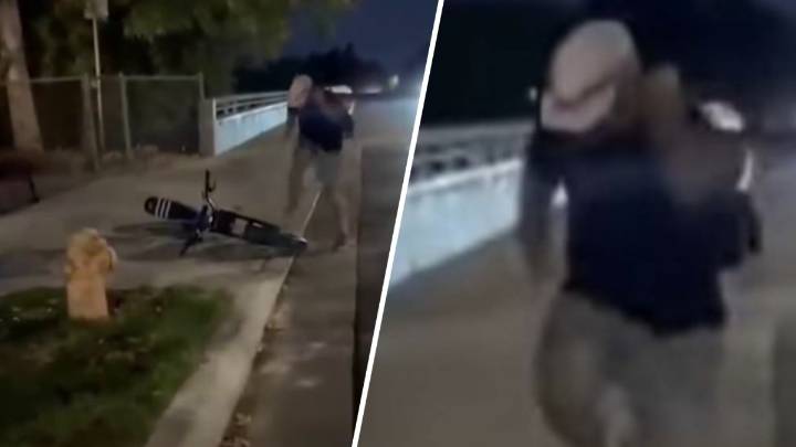 Video shows man stomp on teen's bike in assault on Santa Clarita trail