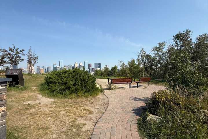 Calgary park with stunning downtown views was even a gift to the City