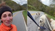 North Carolina Woman And Her Dogs Were Jogging When An Unforeseen Visitor Joined The Fun