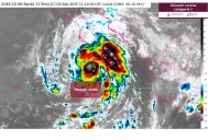 Huracán “Lorena” sube a categoría 1 y provoca lluvias muy fuertes en Jalisco