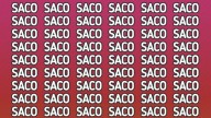 Sólo una mente diferente puede encontrar la palabra cosa en sólo 5 segundos