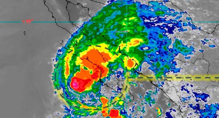 ‘Lorena’ se degrada a tormenta tropical; continúa pronóstico de lluvias
