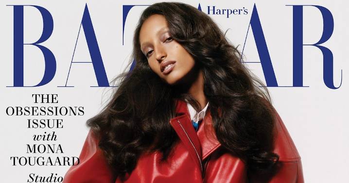Model of the Moment Mona Tougaard Takes to the Cover of Harper's Bazaar for October 2025