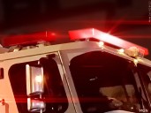 Dallas Bay Fire & Rescue engine involved in single vehicle accident while responding to structure fire
