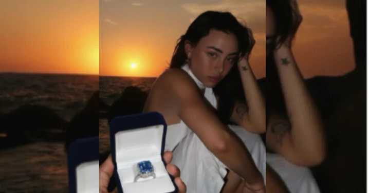 Lamine Yamal sorprendió a Nicki Nicole con un anillo de diamantes