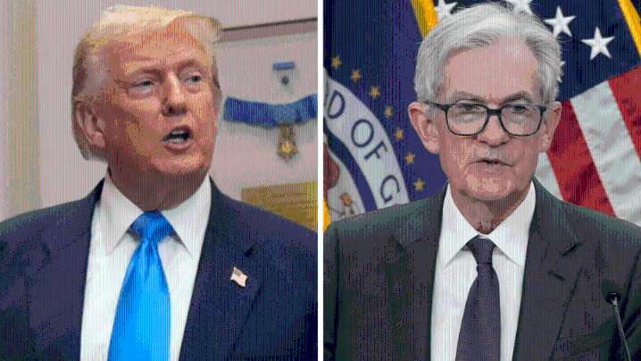 Trump posts meme poking fun at firing Powell