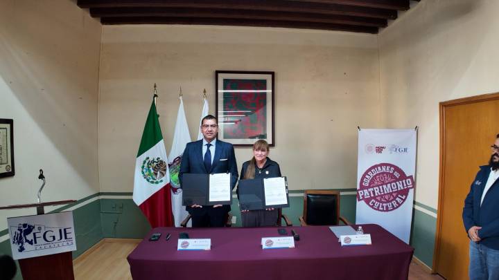 Firman convenio Fiscalía y Junta de Monumentos para preservar patrimonio cultural