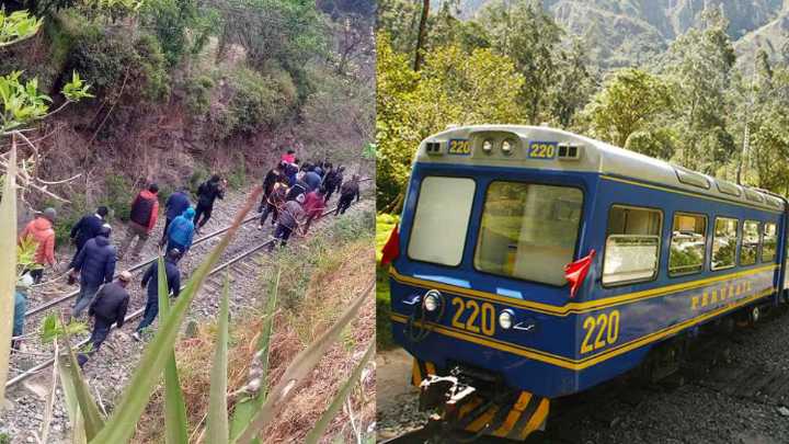 1300 turistas están VARADOS EN MACHU PICCHU debido al bloqueo de las vías del tren