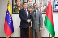 Venezuela y Bielorrusia revisan agenda de cooperación bilateral