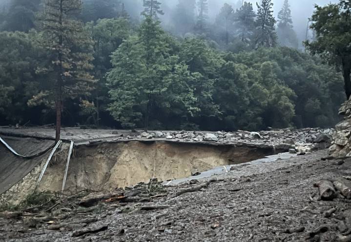Repair crew hired, but Highway 38 in San Bernardino Mountains is closed indefinitely after storm